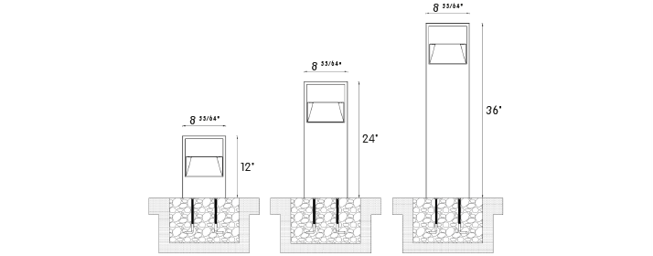 Square Bollard-SOB